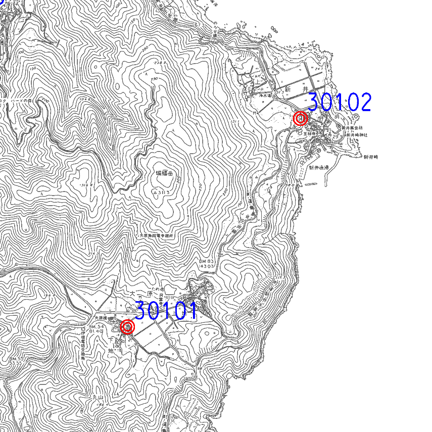 伊根町標準宅地位置図2（拡大図）